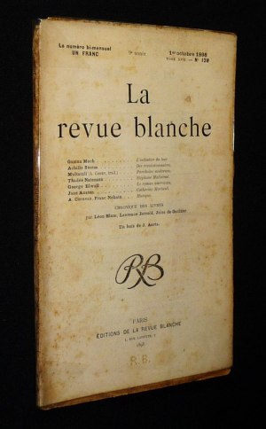 La revue blanche, tome XVII, n°128