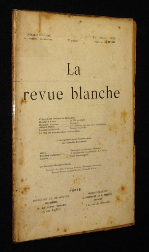 La revue blanche, tome X, n°66