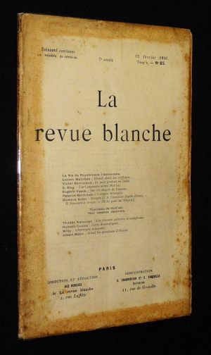 La revue blanche, tome X, n°65