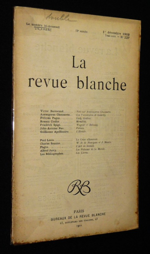 La revue blanche, tome XXIX, n°228