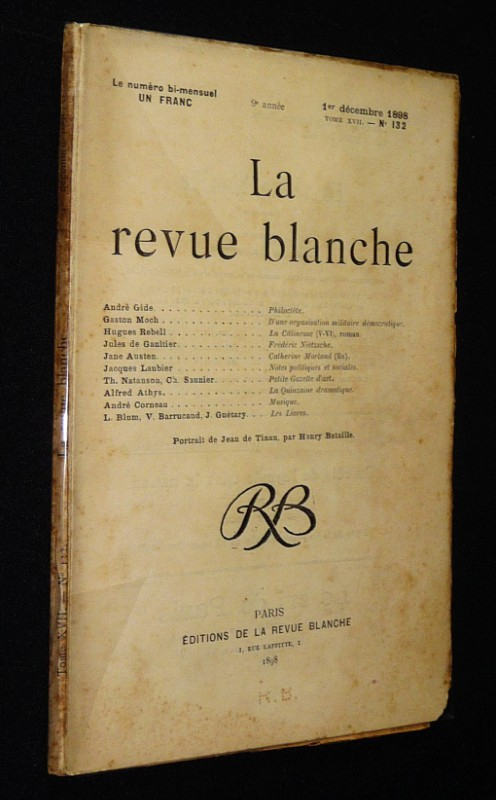 La revue blanche, tome XVII, n°132