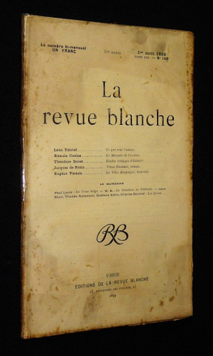 La revue blanche, tome XIX, n°148