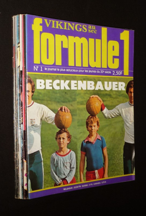 Lot de 11 numéros de "Formule 1" (Coeurs Vaillants) de 1976