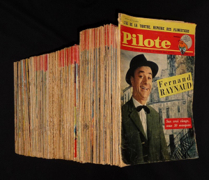Lot de 255 numéros de "Pilote" du n°63 au n°346 (1961-1966)