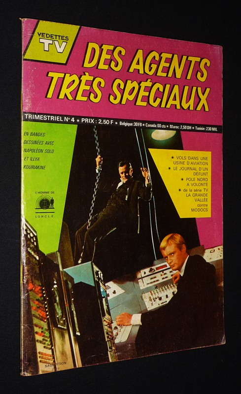Vedettes TV (n°4, août-septembre-octobre 1970) : Des agents très spéciaux