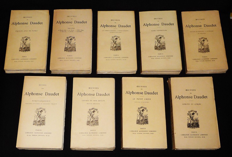 Oeuvres de Alphonse Daudet (19 volumes)