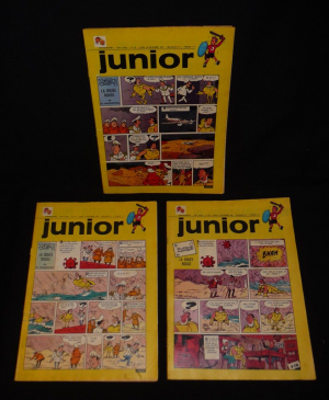 Lot de 3 numéros de "Junior" de 1970 (n°47, 51, 53)