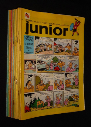 Lot de 19 numéros de "Junior" de 1971