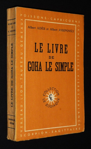 Le Livre de Goha le Simple