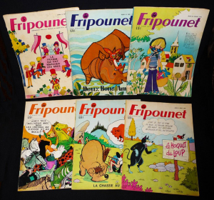 Fripounet : lot de 6 numéros de 1970