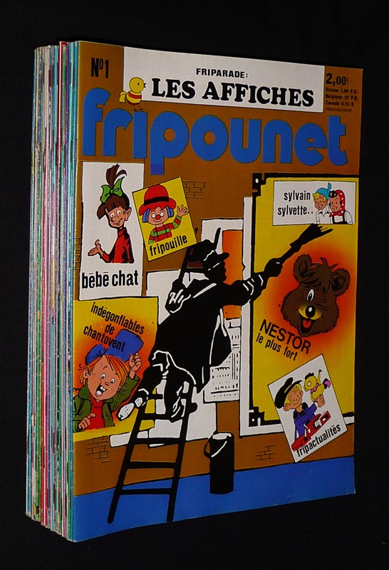 Fripounet : lot de 37 numéros de 1976