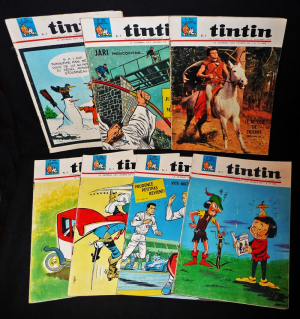 Journal Tintin (lot de 7 numéros de 1966)