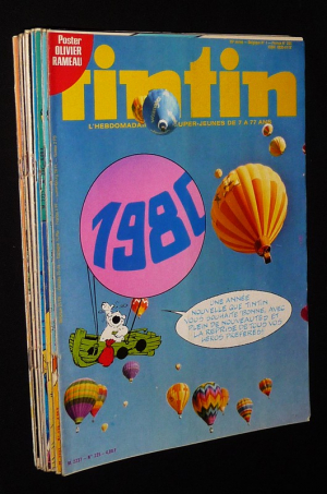Journal Tintin (lot de 13 numéros de la 35e année, 1980)