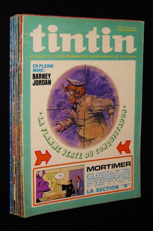 Journal Tintin (lot de 11 numéros de la 24e et 25e année, 1972)