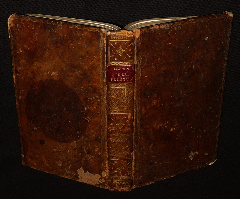 Cours théorique et pratique sur l'art de la teinture en laine, soie, fil, coton, fabrique d'indiennes en grand et petit teint