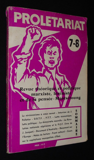 Prolétariat (n°7-8, 4e trimestre 1974)