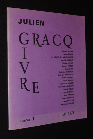 Givre (n°1, mai 1976) : Julien Gracq