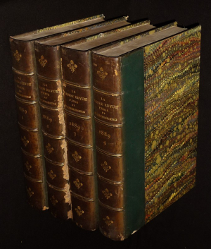 La Grande Revue Paris et Saint-Petersbourg (année 1889 complète en 4 volumes)