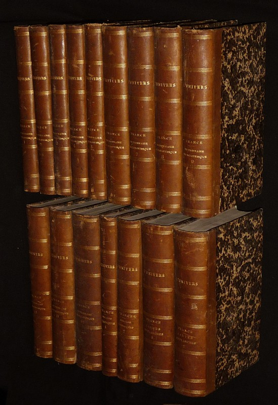Dictionnaire encyclopédique de la France (16 volumes)