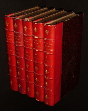 Mémoires du Général Bon Thiébault, publiés sous les auspices de sa fille Mlle Claire Thiébault, d'après le manuscrit original par Fernand Calmettes (5 volumes)