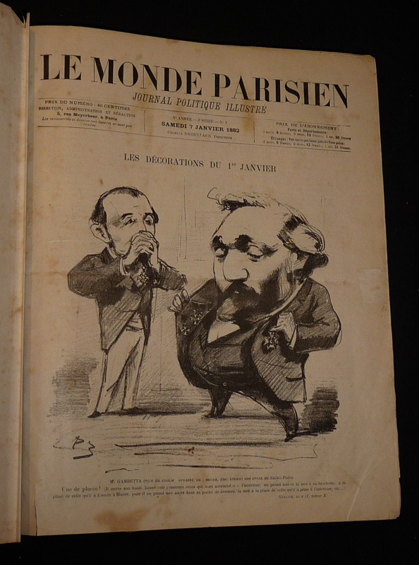 Le Monde Parisien (année 1882)