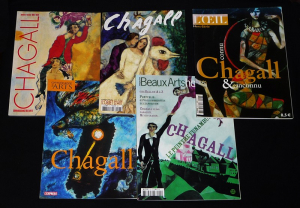 Lot de 5 revues d'art sur Chagall