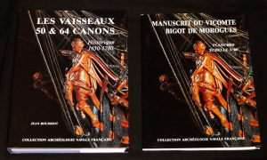 Les Vaisseaux 50 à 64 canons - Manuscrit du Vicomte Bigot de Morogues (2 volumes)