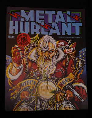 Métal Hurlant (affiche de kiosque du n°12, décembre1976, illustré par Solé)