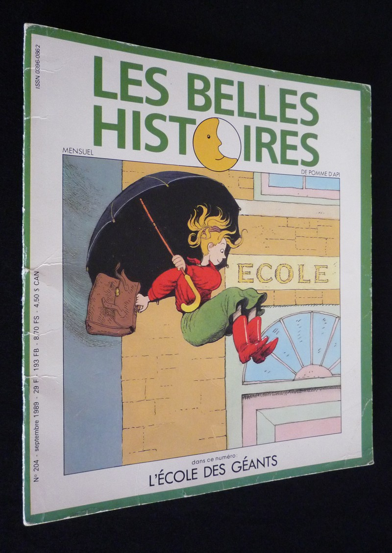 Les Belles histoires (n°204, septembre 1989) : L'Ecole des géants