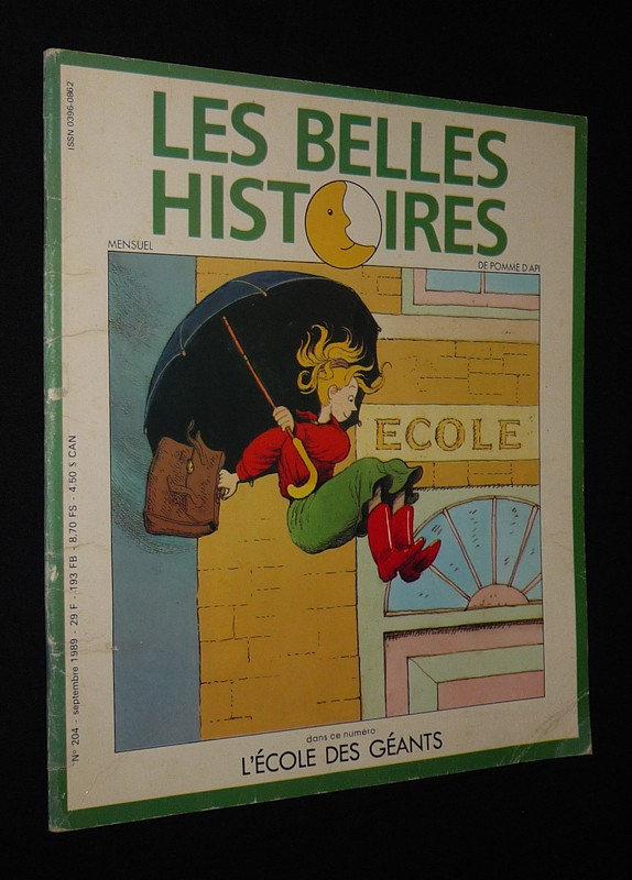 Les Belles histoires (n°204, septembre 1989) : L'Ecole des géants