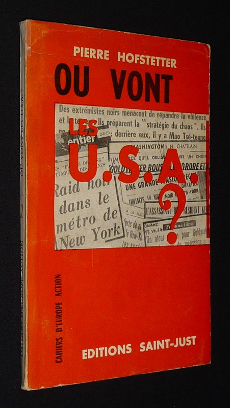 Cahiers d'Europe Action (n°2) : Où vont les U.S.A. ?
