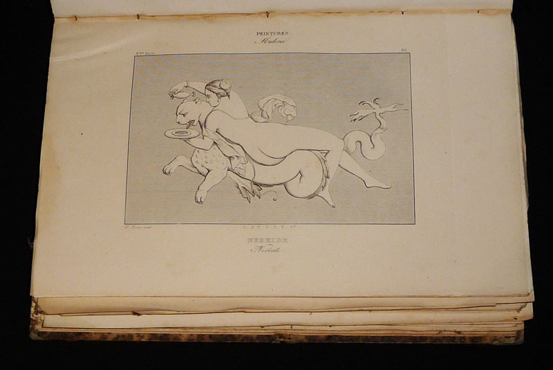 Herculanum et Pompéi (Tome 4) Recueil général des peintures, bronzes, mosaïques,  etc. découverts jusqu'à ce jour, et reproduits d'après Le Antichita di Ercolano, il Museo Borbonico et tous les ouvrages analogues
