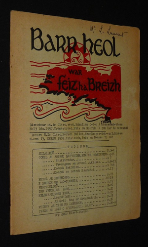 Barr heol war Feiz ha Breizh (n°13, décembre 1957 / Niv. 13, kerzu 1957)