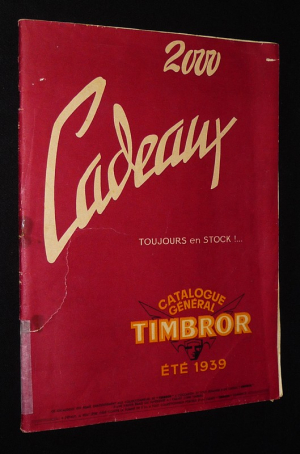 Catalogue général Timbror, été 1939