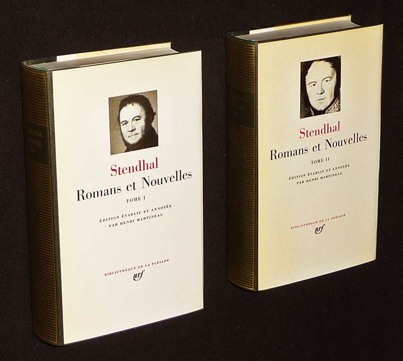 Romans et Nouvelles de Stendhal, Tomes 1 et 2 (Bibliothèque de la Pléiade)
