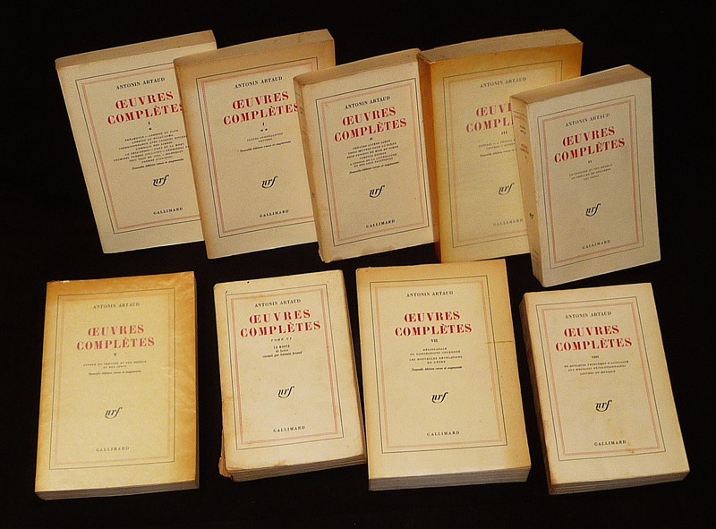 Oeuvres complètes d'Antonin Artaud (28 volumes)