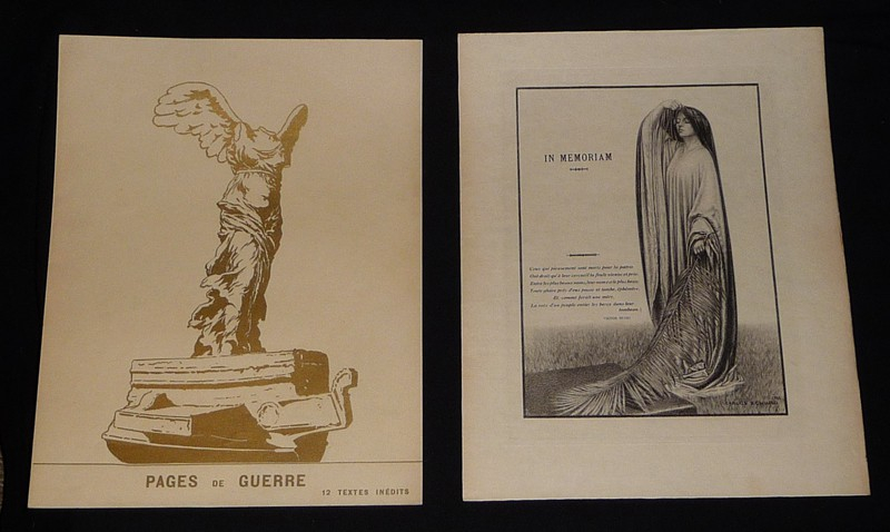 Chemise et frontispice pour la reliure de 