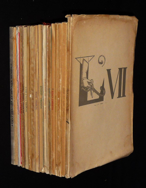 Lot de 17 numéros de la revue L'VII (1959-1970)