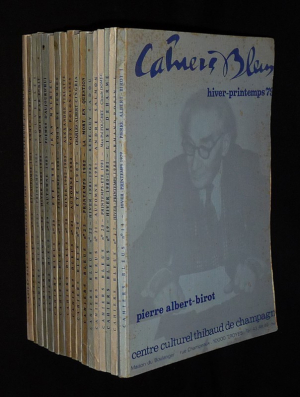 Lot de 17 numéros des "Cahiers Bleus" (1979-1988)