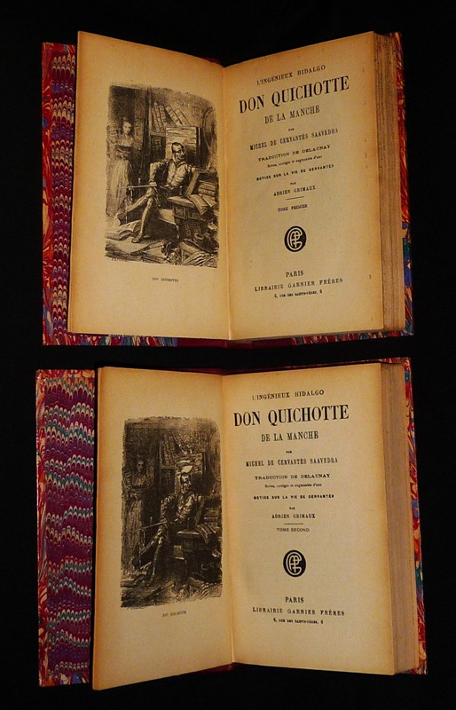 L'Ingénieux Hidalgo Don Quichotte de la Manche (2 volumes)