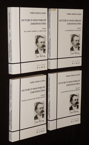 Lecture d'Ainsi parlait Zarathoustra (4 volumes)