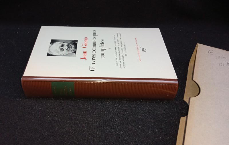 Oeuvres romanesques complètes V Jean Giono (Bibliothèque de la Pleiade)