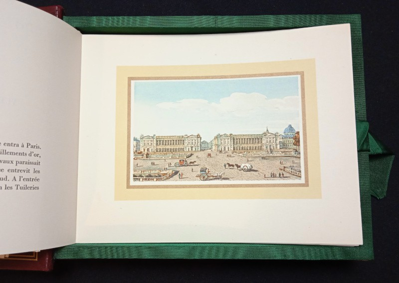 Monuments de paris en 1810. Cadeau de mariage de napoléon à l'impératrice Marie-Louise. aquarelles originales de victor jean nicolle.