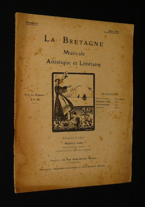 La Bretagne musicale, artistique et littéraire (n°5, mars 1932)