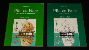 Pile ou Face. Méthode de Français. Série verte, n°1 et 2 (2 volumes)