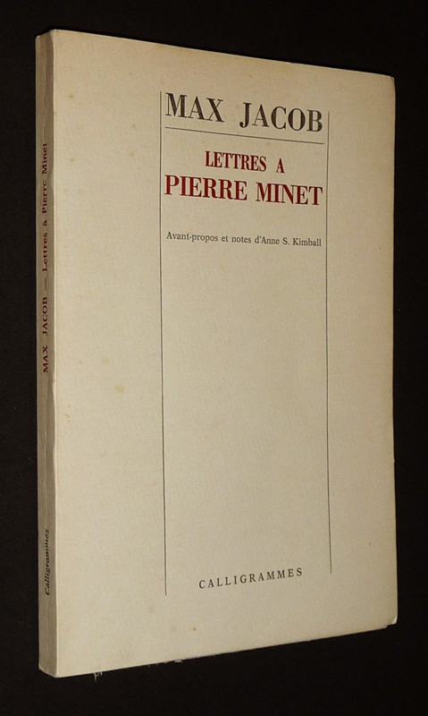 Lettres à Pierre Minet