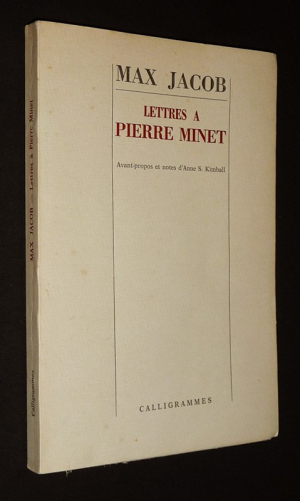 Lettres à Pierre Minet