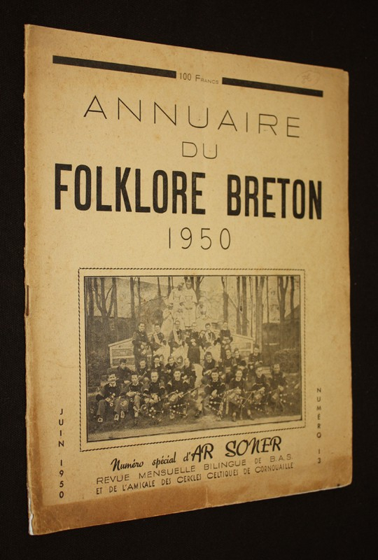 Ar Somer (numéro spécial, juin 1950) : Annuaire du folklore breton 1950