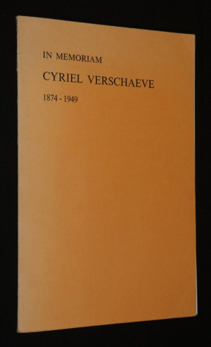 In Memoriam : Cyriel Verschaeve, 1874-1949