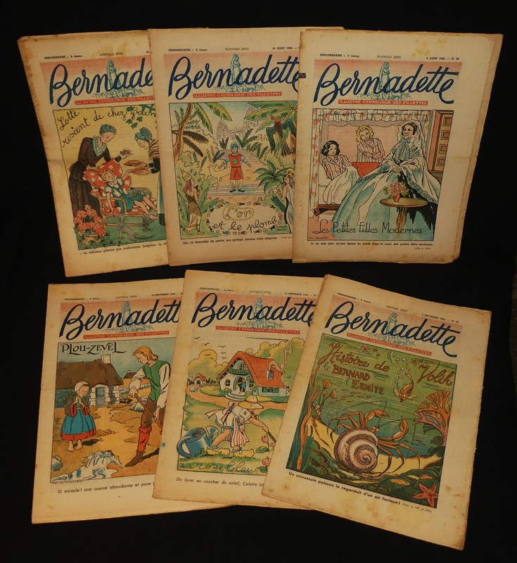 Lot de 308 numéros de la revue Bernadette (1947-1954)